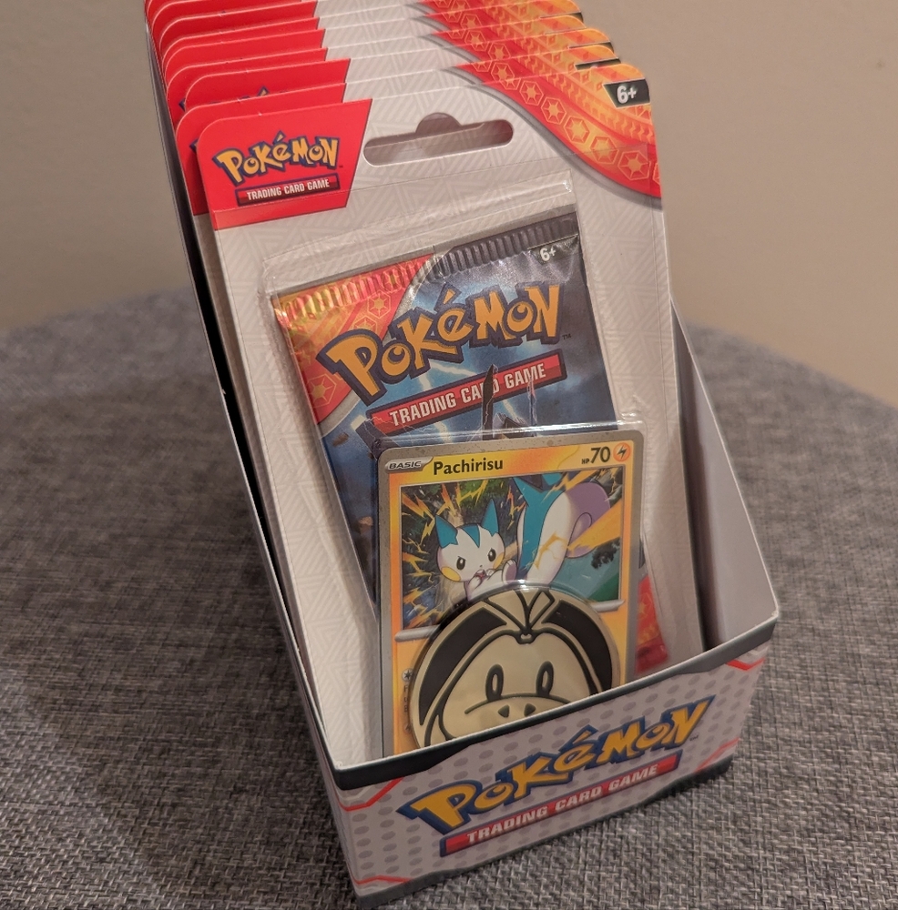 NEW Pokemon Scarlet & Violet Surging Sparks, Checklane BLISTER Pack (1)
